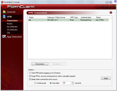 forticlient always on vpn