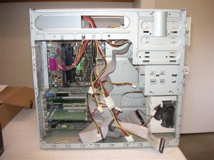 Asus P3V4X Based System Circa 2000 - Inside View