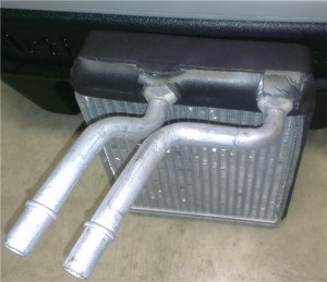1998 Ford F150 heater core wrapped with AmeriSeal Part 11140 as substitute for foam seal no longer available