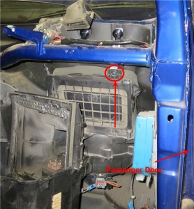 Ford F150 Evaporator Core Replacement Inside Nut