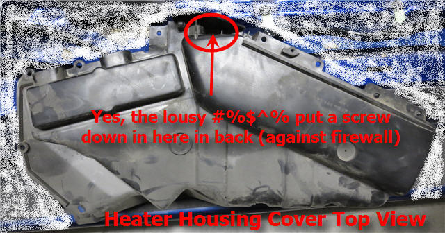 Ford F150 Heater Housing Cover